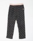 Pantalons - Viscose broek met glitterband