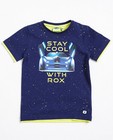 T-shirts - Donkerblauw T-shirt met print Rox