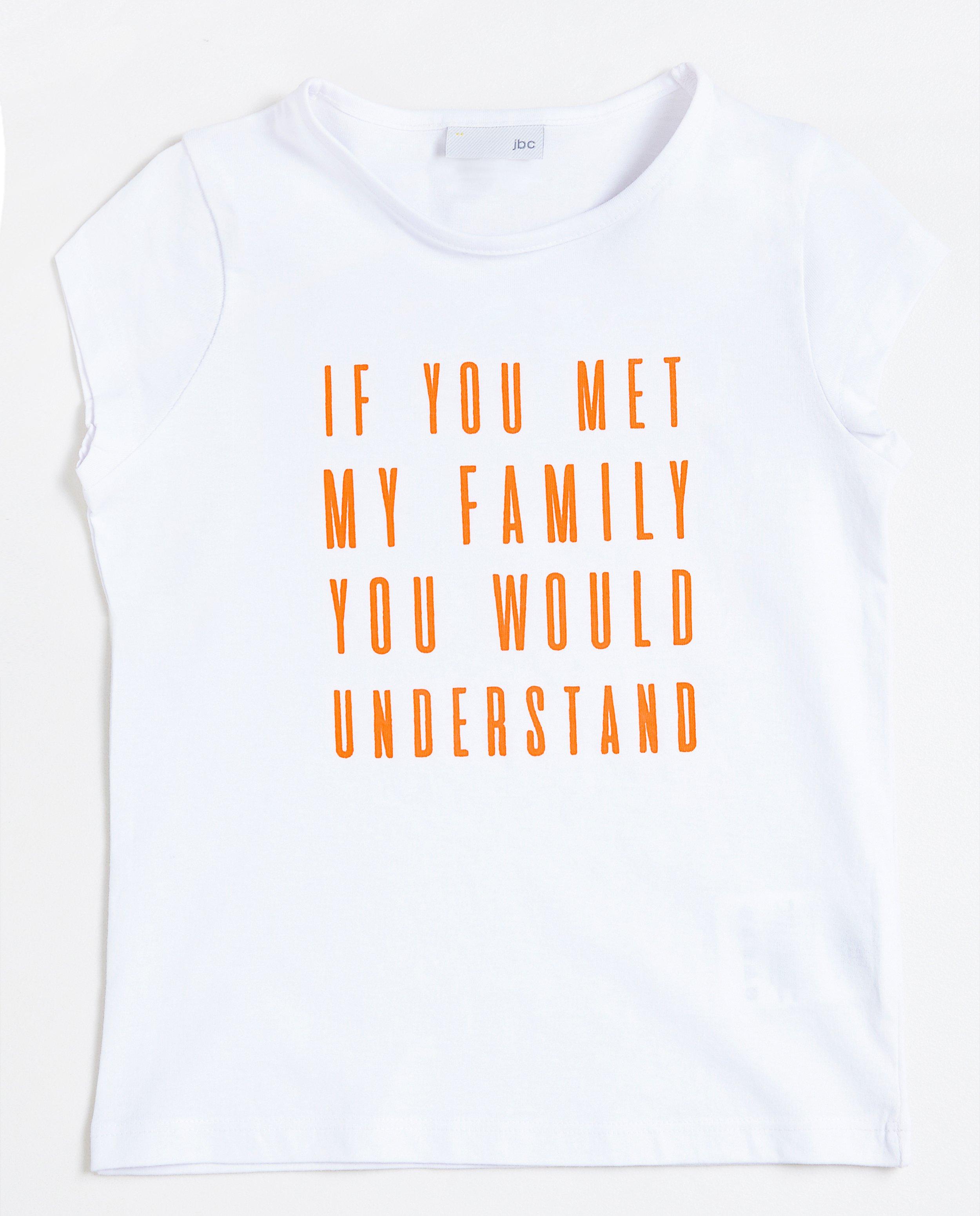 T-shirts - Wit T-shirt #familystoriesjbc