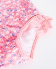 Zwemkleding - Roze badpakje met bloemenprint