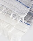 Breigoed - Roomwitte sjaal met metaaldraad