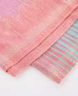 Breigoed - Roze etnische sjaal met kwastjes