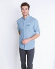 Chemises - Chambray hemd met print