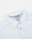 Hemden - Wit hemd met een stippenprint