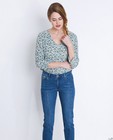 V-hals blouse met florale print - null - JBC