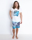 Roomwit T-shirt met surfprint - null - Quarterback