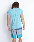 T-shirts - Turkooisblauw T-shirt met fotoprint