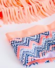 Maillots de bain - Fluo-oranje bikini met franjes