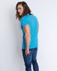 T-shirts - Blauw T-shirt met kleurrijke print