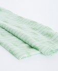 Breigoed - Groene sjaal met kreeftenprint