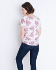 T-shirts - T-shirt met florale print + glitter