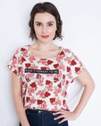 T-shirts - T-shirt met florale print + glitter