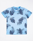 Blauw T-shirt met tropische print - null - JBC