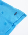 Polo's - Marineblauwe polo met geborduurde print