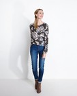 Hemden - Kaki blouse met bold print