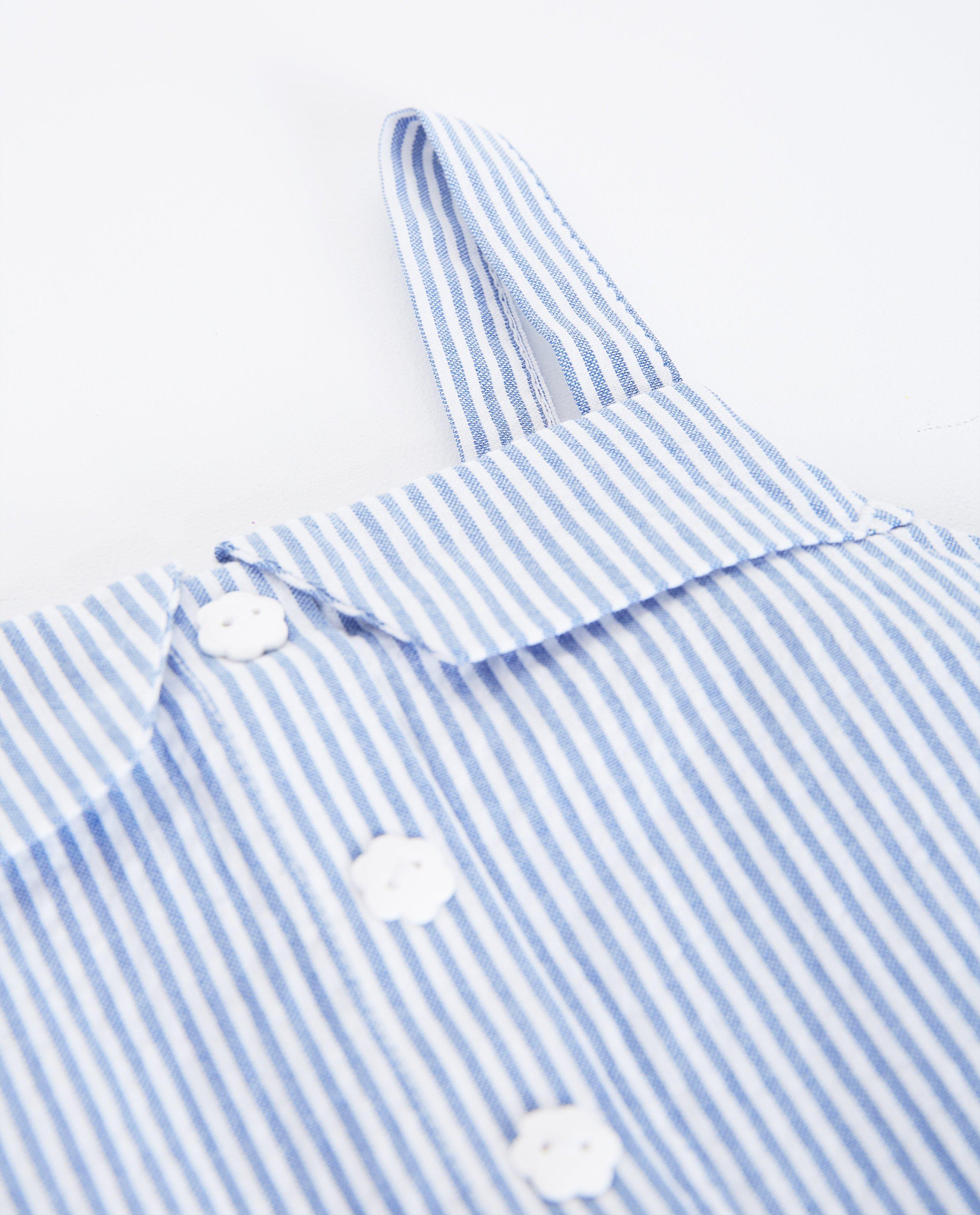 Kleedjes - Blauw-wit gestreepte jurk