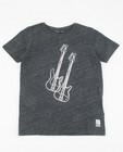 T-shirt met geborduurde gitaren - null - JBC
