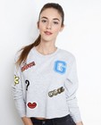 Sweats - Cropped sweater met patches