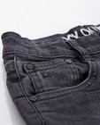 Shorten - Donkergrijze destroyed jeansshort
