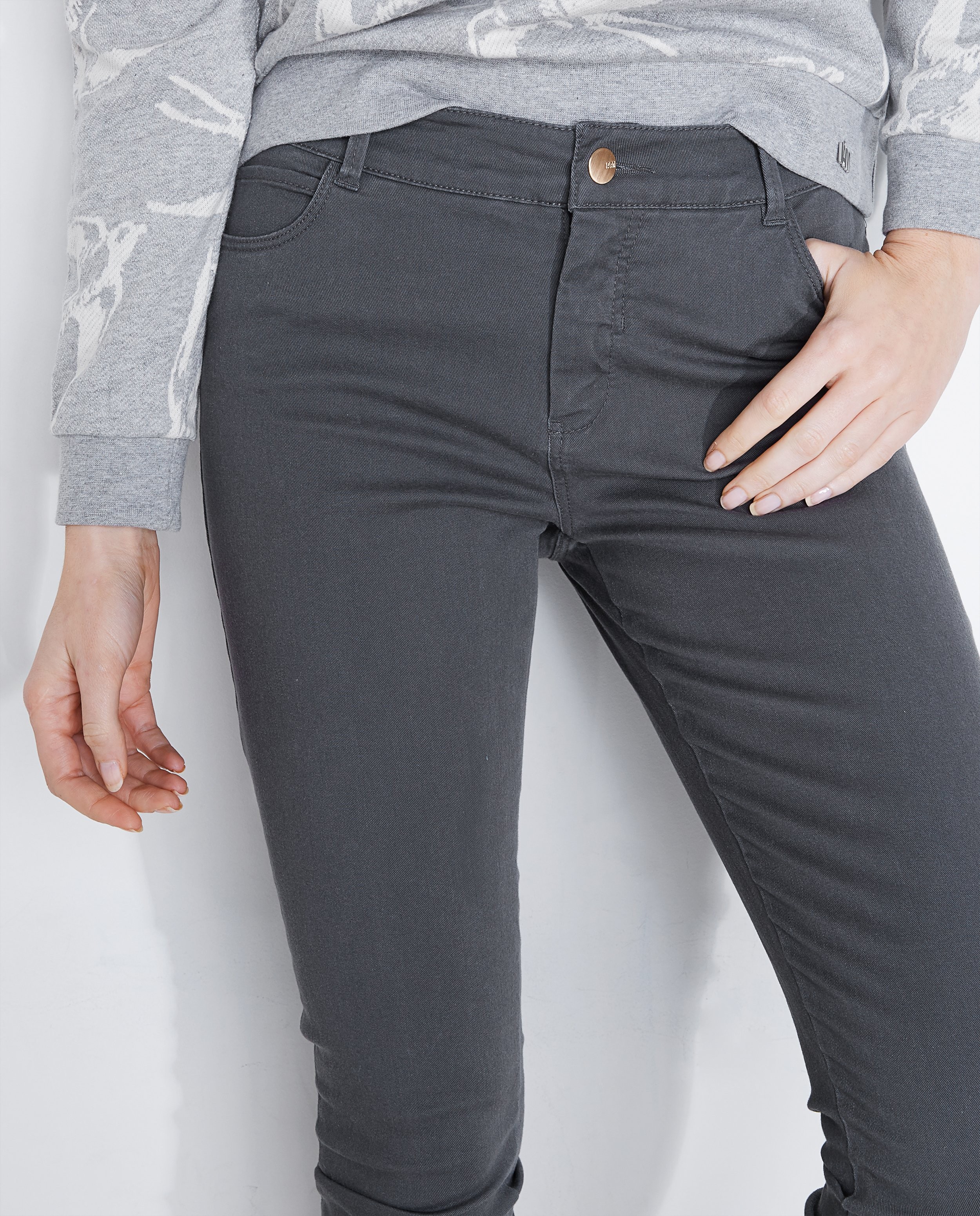 Pantalons - Jeans gris foncé slim fit I AM