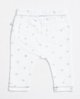 Pantalons - Witte sweatbroek met print 'lief'