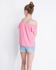 T-shirts - Roze top met blote schouders