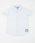 Hemden - Roomwit hemd met pijlenprint 