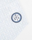 Chemises - Roomwit hemd met pijlenprint 