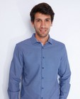 Hemden - Donkerblauw hemd met grafische print