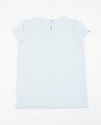 T-shirts - Ijsblauw T-shirt met sierstenen