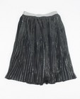 Jupes - Zwarte plissé rok met glitter