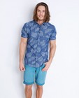Chemises - Chemise en jeans avec un imprimé tropical
