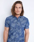 Chemises - Chemise en jeans avec un imprimé tropical