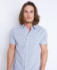 Chemises - Chemise slim fit à rayures bleues et blanches