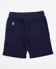 Shorts - Marineblauwe sweatshort met print