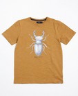 Camel T-shirt met keverprint I AM - null - I AM