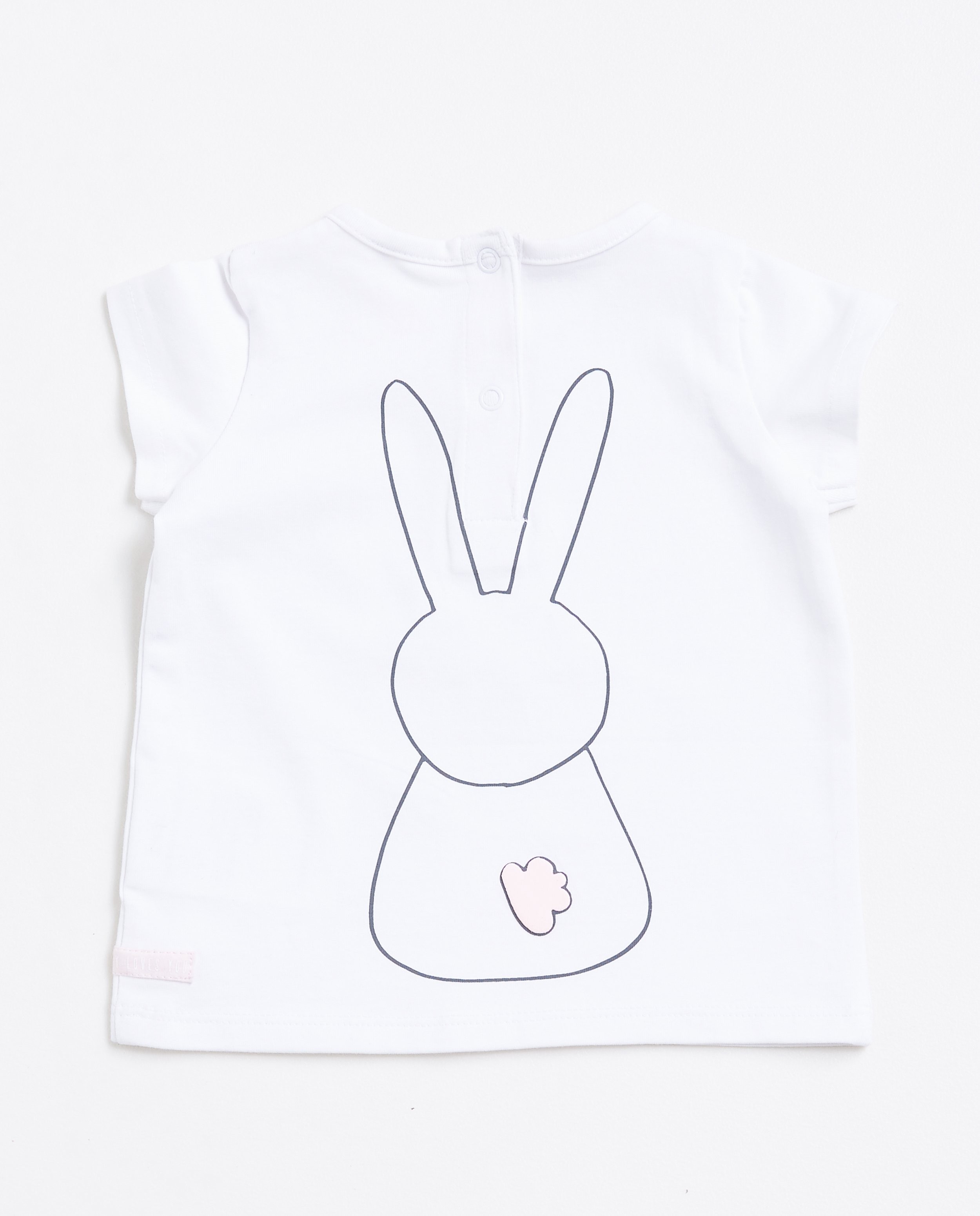 T-shirts - Wit T-shirt met konijnenprint