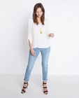 Gebroken witte blouse met collier - null - JBC
