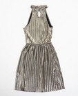 Kleedjes - Metallic plissé jurk