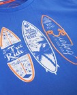 T-shirts - Blauw t-shirt met surfprint