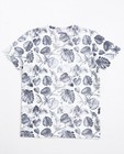 T-shirts - Wit T-shirt met tropische print
