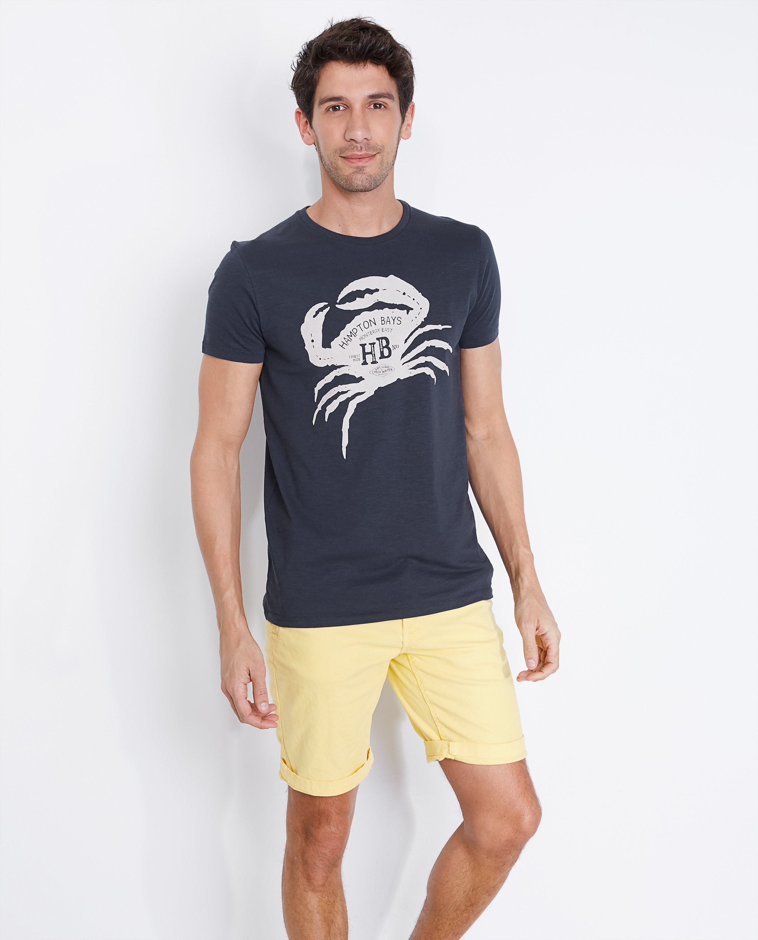 T-shirts - Marineblauw T-shirt Hampton Bays