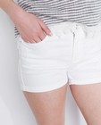 Shorts - Roomwitte destroyed jeansshort