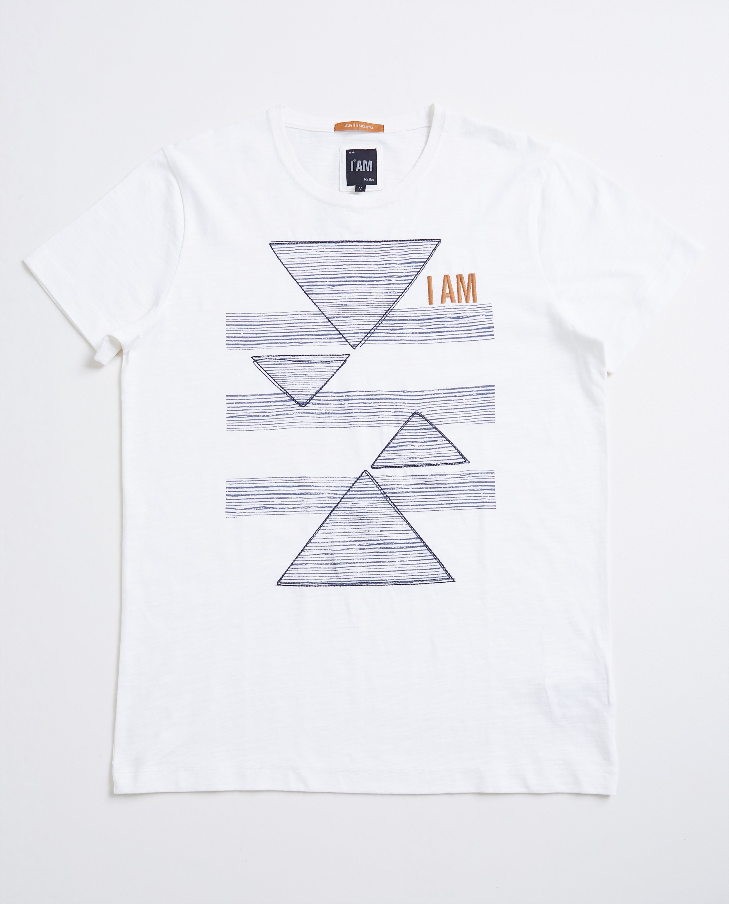 T-shirts - T-shirt blanc avec une impression graphique I AM