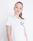 T-shirts - Witte polo met borduursel