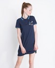 Marineblauwe jurk met print - null - Groggy