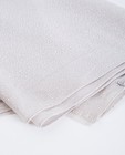 Bonneterie - Écharpe gris clair avec des paillettes