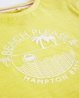 T-shirts - Geel T-shirt met print Hampton Bays