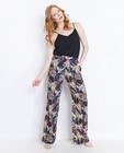 Broeken - Pantalon met tropische print