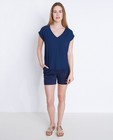 Hemden - Blauwe crêpe blouse